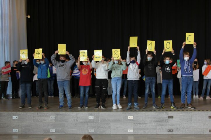 Spende Teamschule, Foto von Dietmar Jeschke