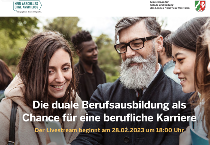 Duale Ausbildung: Online Veranstaltung mit Frau Feller