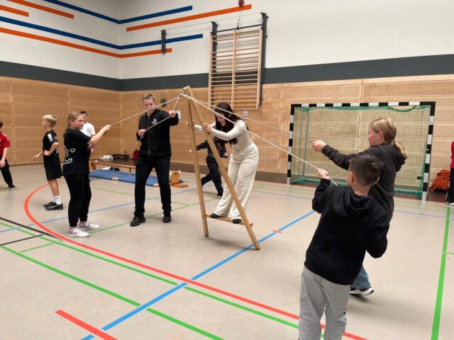 Body&Grips-Mobil zu Gast in der Teamschule