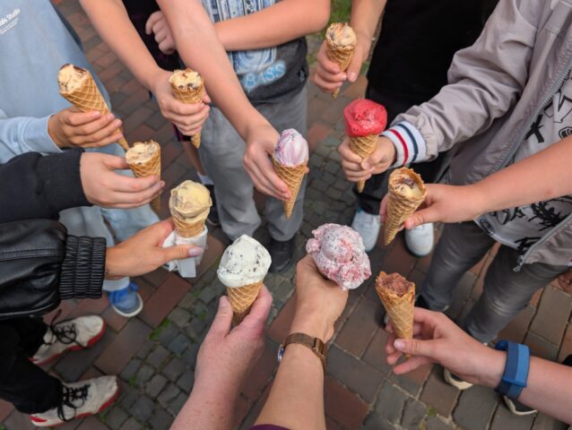 Eis essen
